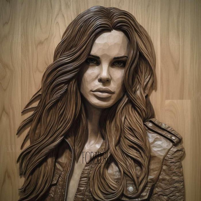 Kate Beckinsale 2 stl model for CNC